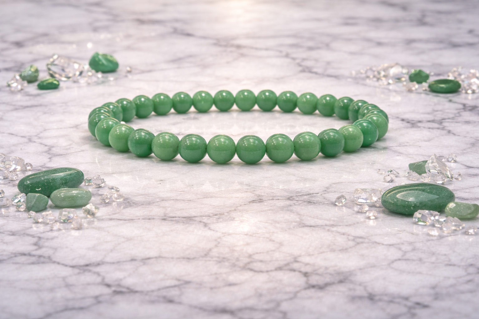 Polished Green Aventurine Bracelet